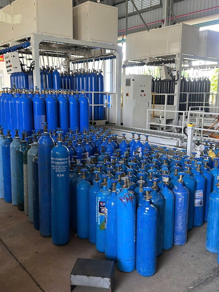 Cung cấp & nạp bình khí Oxy hàn cắt công nghiệp tại TP.HCM