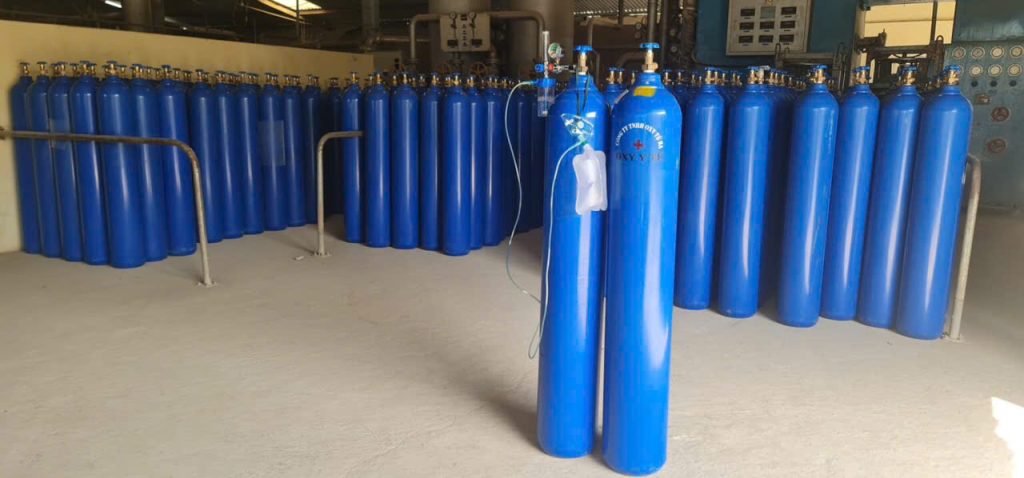Bình oxy y tế nguyên phát