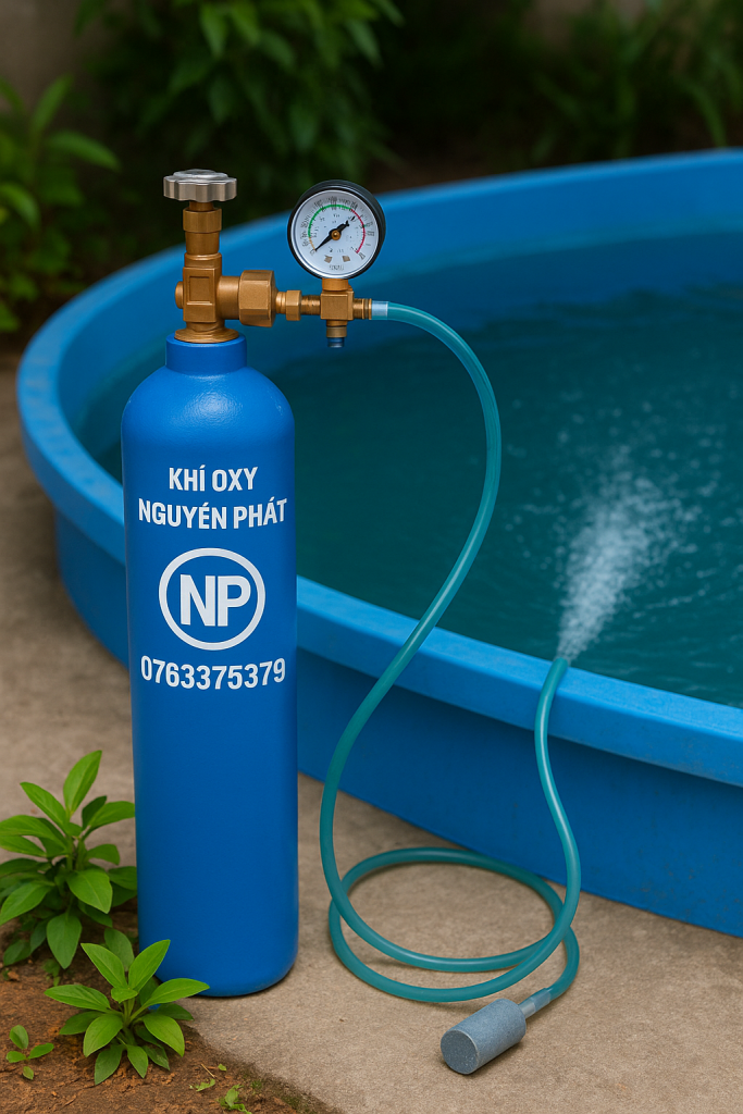 Đổi nạp bình oxy cá