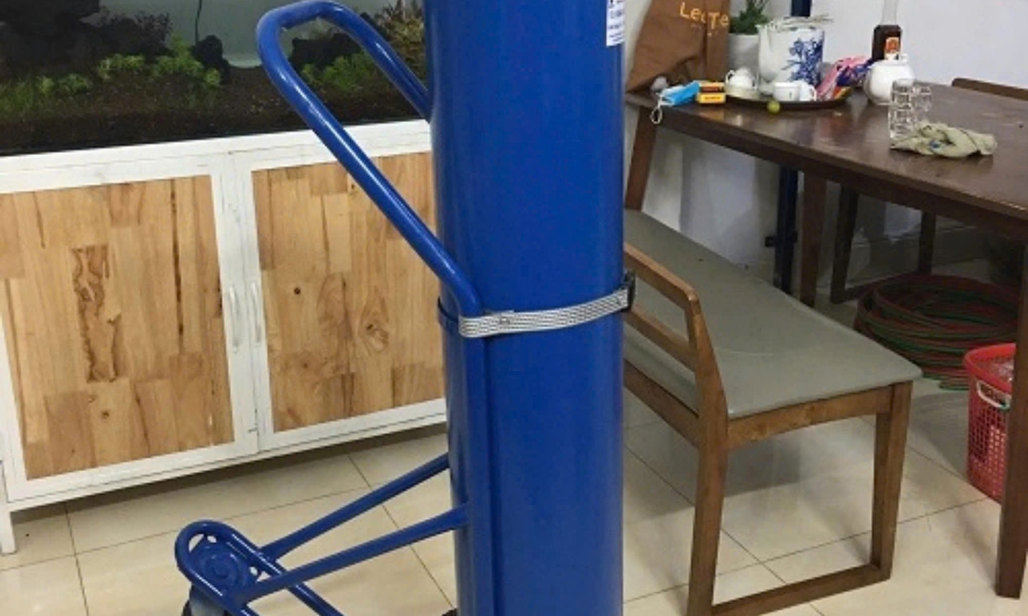 Bình oxy 40 lít công nghiệp dùng cho cắt gió đá
